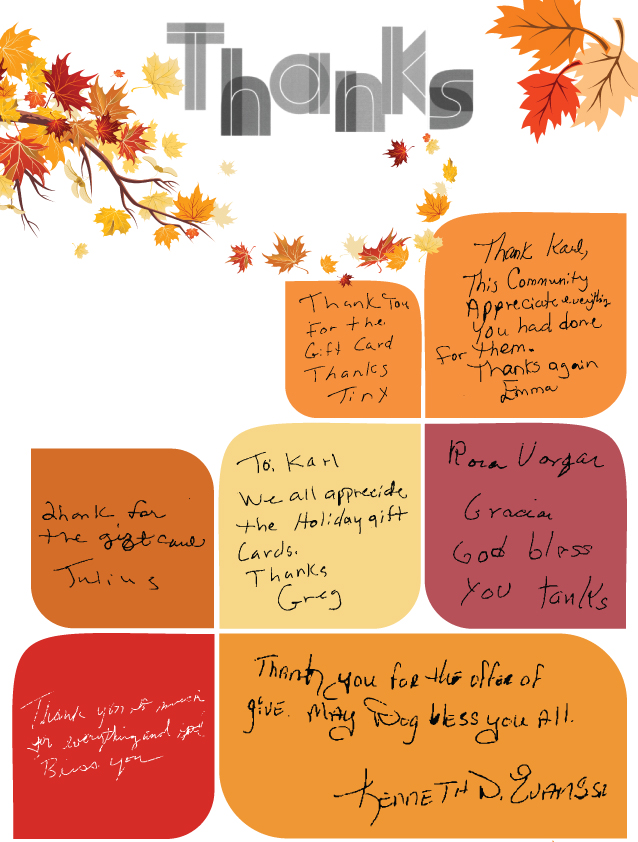 Holiday Gift Card-Thanksgiving