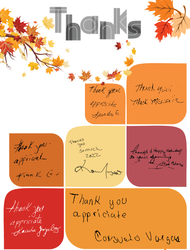 Holiday Gift Card-Thanksgiving