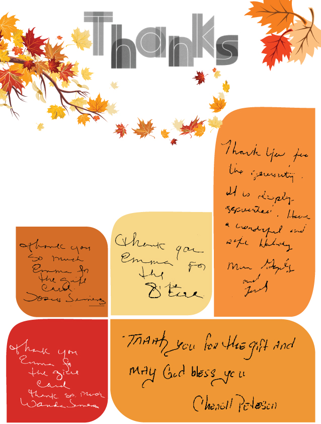 Holiday Gift Card-Thanksgiving